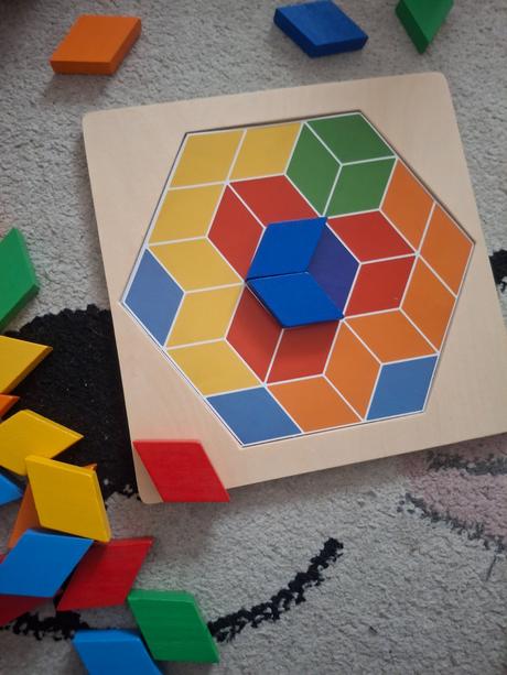 Drevene puzzle mozaika, 