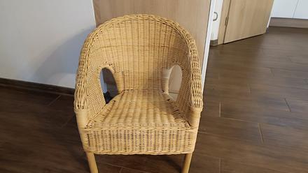 Detské ratanové kreslo., 