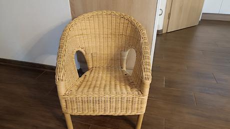 Detské ratanové kreslo., 