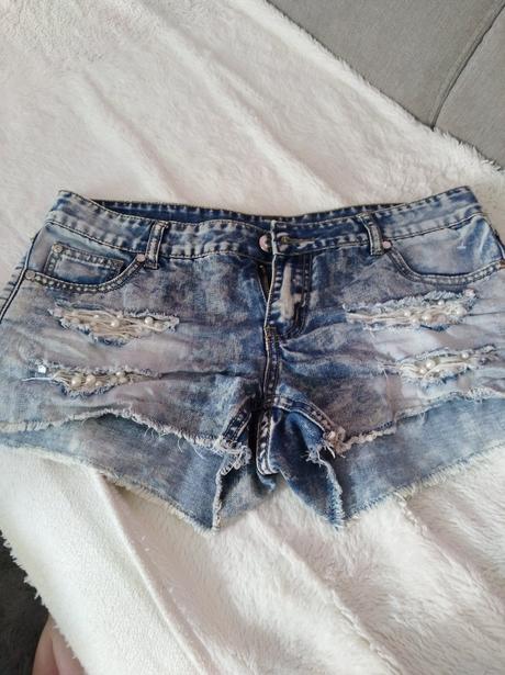 Dámske kraťasy riflové, amisu,l