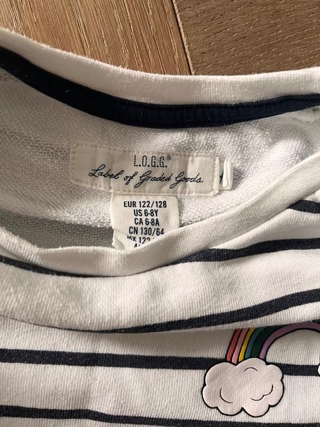 Šaty s dúhou, h&m,122