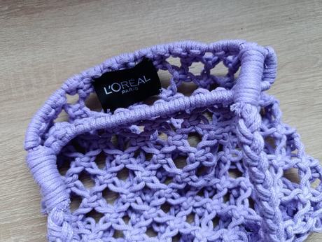 Fialová taška l'oréal,