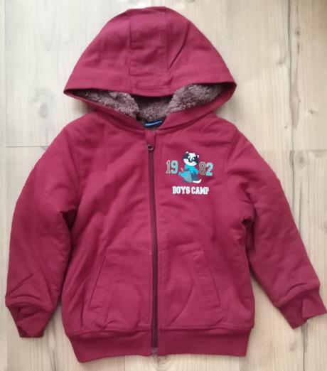 Podšitá mikina, lupilu,98