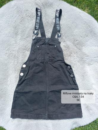 Riflove saty na traky, c&a, 134, c&a,134