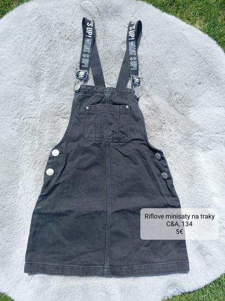 Riflove saty na traky, c&a, 134, c&a,134