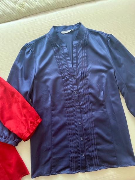 Tu červená a modrá blúzka vel.44, tu,44 / xl