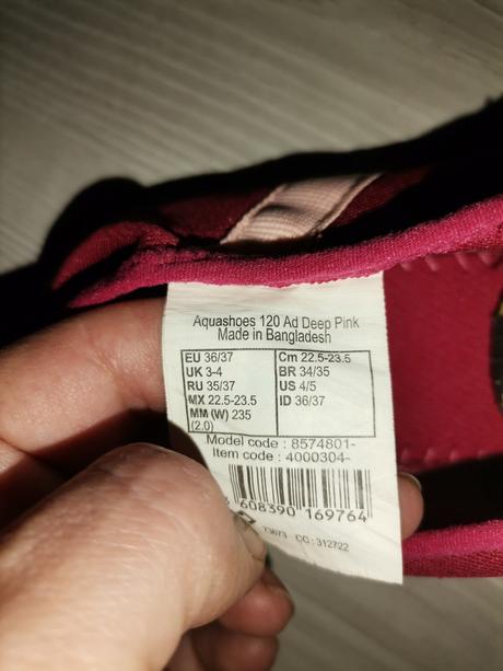 Obuv do vody veľ. 34/35 + 36/37, 35