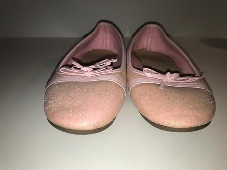 Ružové ligotavé balerínky zn. pink, 33