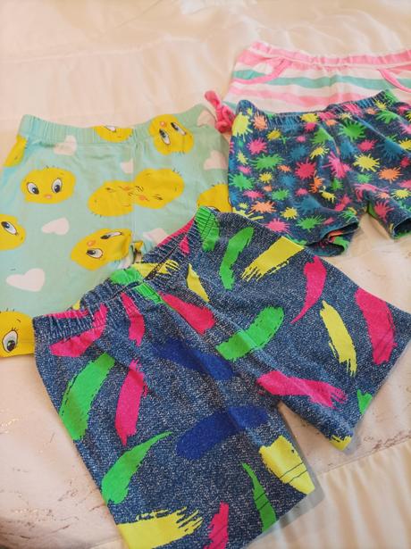 5x dievčenské kraťasy 98/104, 104