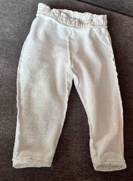 Len oprate nohavice krasne s maslickou, c&a,86