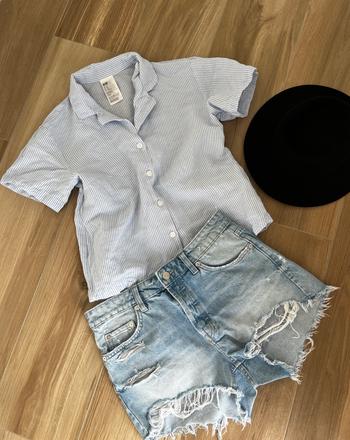 Ľanová košeľa, h&m,s