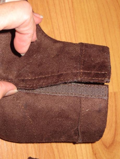 Hnedé capačky/čižmičky - veľ. 21 - dl. 14 cm, gap,21