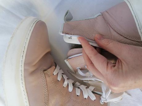 Celokoženné pudrovoružové topánky, baťa,36