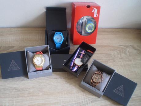 Dámske hodiny guess, puma,,