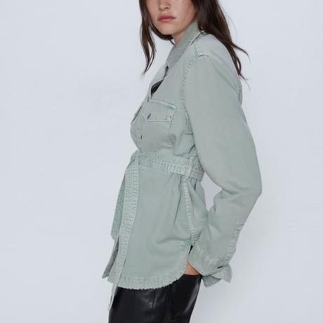 Perfektná mentolová džínsová bunda značky zara, zara,xs