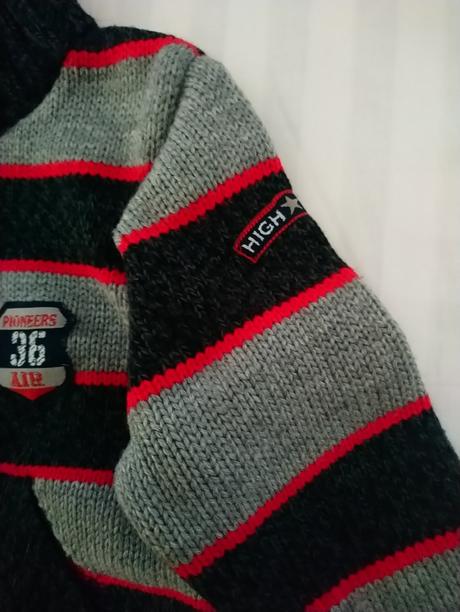 Chlapčenský farebný sveter, tussy, 98