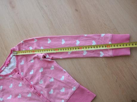 Srdiečková mikina na gombíky, hema,110