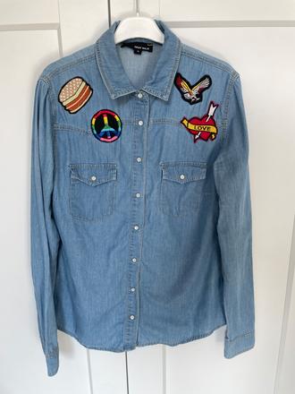 Košeľa s nažehlovačkami, tally weijl,m