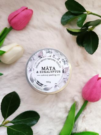 Cukrový peeling - mäta a eukalyptus 150g, 