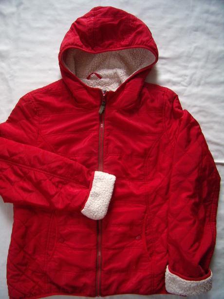 Prechodná červená vetrovka v.44-46, bonprix,44