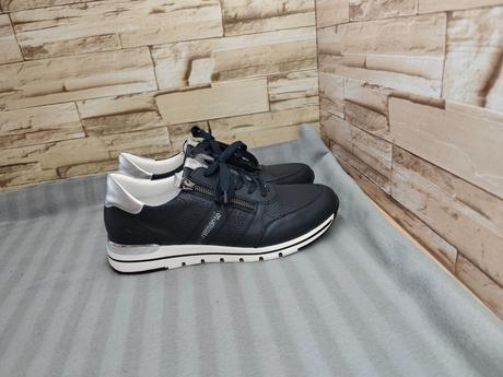 Remonte - rieker 41 - dámske kožené tmavomodré top, rieker,41