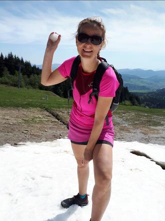 Bežecka športová sukňa s kraťasami 40/42, l