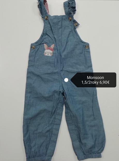 Modré tenké nohavice rifle na traky, monsoon,92