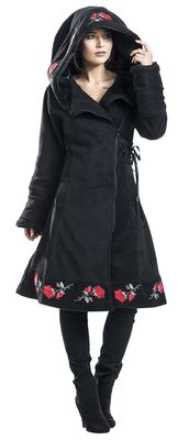 Vyšívaný kabát so šnurovačkou, desigual,40 / l