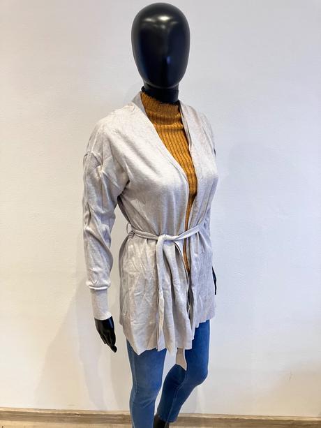 Dámsky svetrový kardigán sivý amisu (xs), amisu,xs