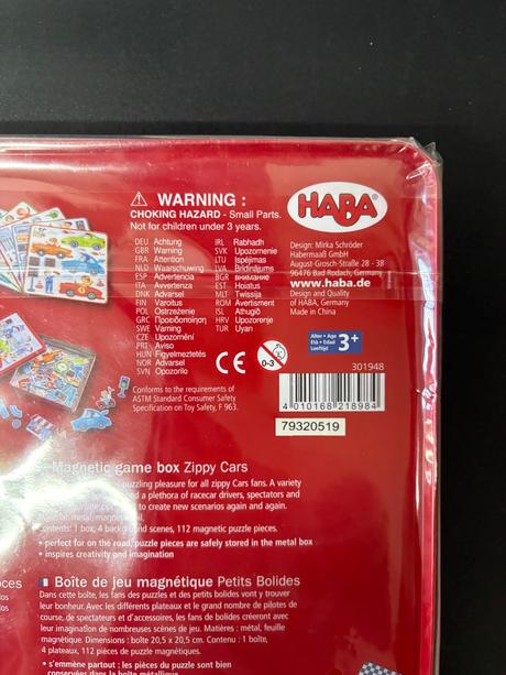 Haba - magneticka hra autá,