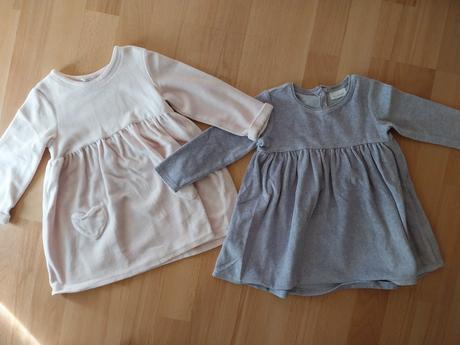 Velurove šaty teplé, h&m,86