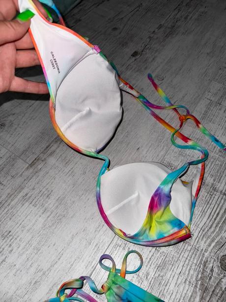 Dámske plavky farebné, calzedonia,s