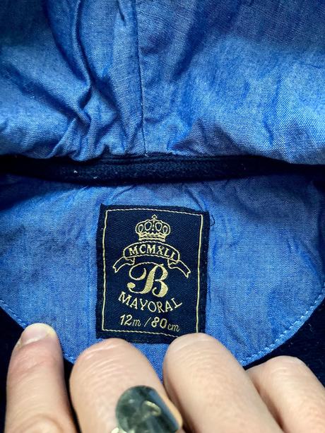 Mikina navzips s kapucňou zn.mayoral vel.80, mayoral,80