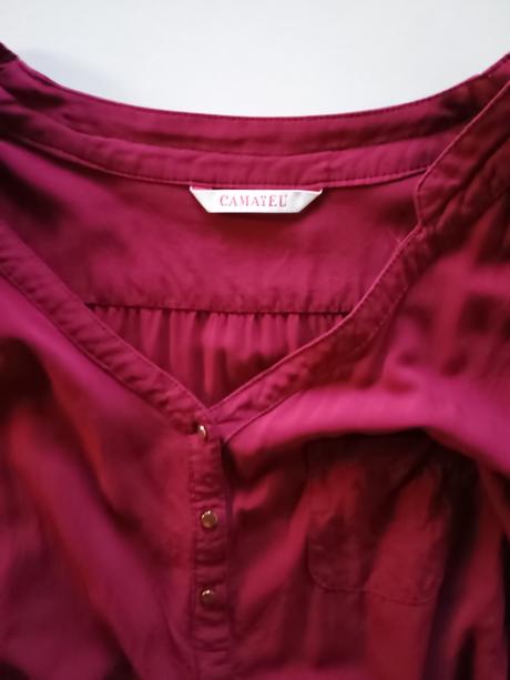 Bordový top, camaieu,s