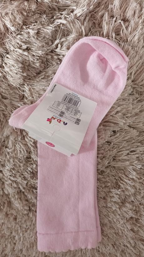 Kvalitné ružové podkolienky, 35