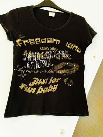 Tričko s trbliet.kamienkami, m