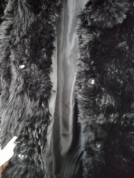 Chlpatý kabátik, h&m,m