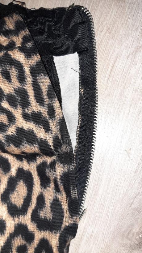 Nohavice s leopardím vzorom zara, zara,s