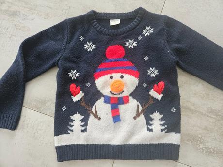 Detský vianočný pulóver so svetlom,v.122, f&f,122