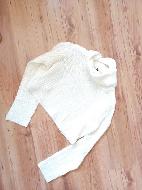 Crop rolák pulover s/l, h&m,m