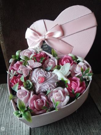 Box mydlových ružičiek, 