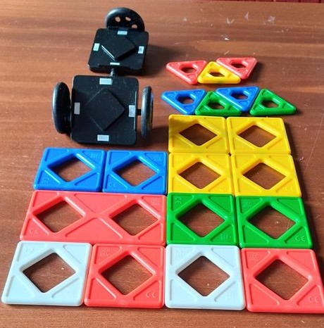 Magnetická stavebnica - play tive junior, 