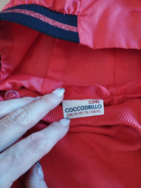 Prechodná bunda coccodrillo 2 v 1 bunda s mikinou, coccodrillo,104