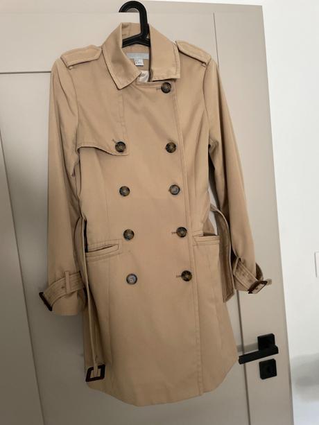 Jesenný kabát, h&m,s