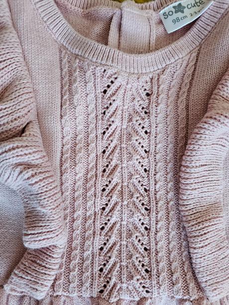 Pletené šaty 98 cm, pepco,98