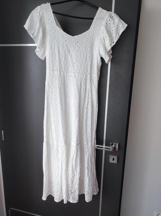 Nádherné madeirové šaty, fishbone,38