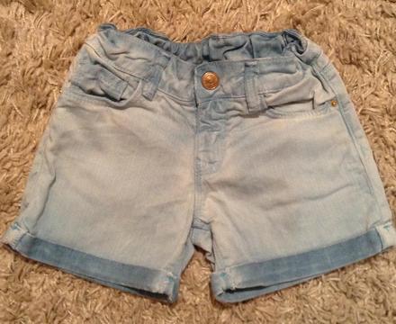 Riflove kraťasy nenosene zn. zara, zara,104