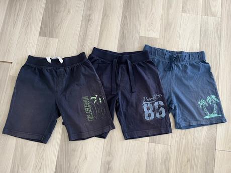Chlapčenské kratke nohavice 3ks, h&m,134
