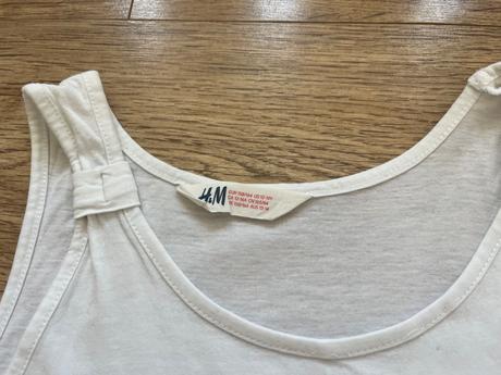 2 x tielko, h&m,164