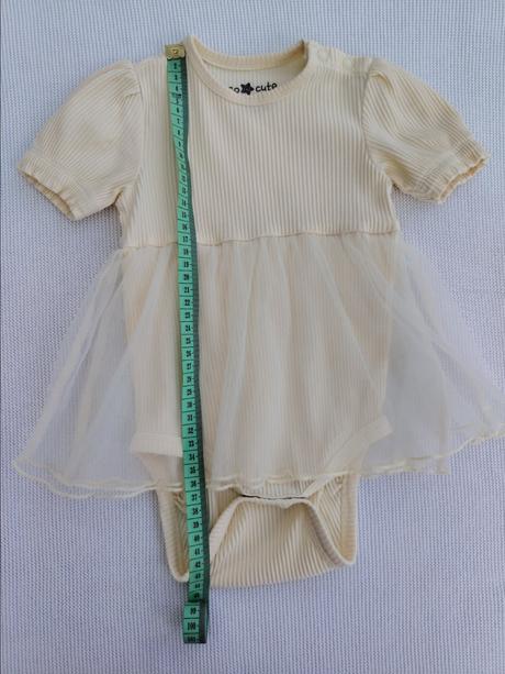 Bledo žlté body s tylovou sukňou, pepco,86